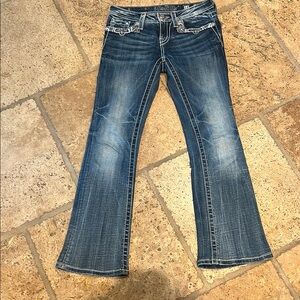 Girls Miss Me Boot Cut Jeans-size 14